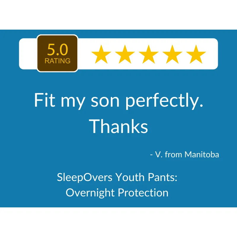 SleepOvers Youth Pants: Overnight Protection