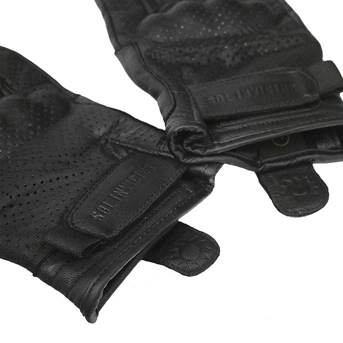 Sol Armoured Gloves - Black