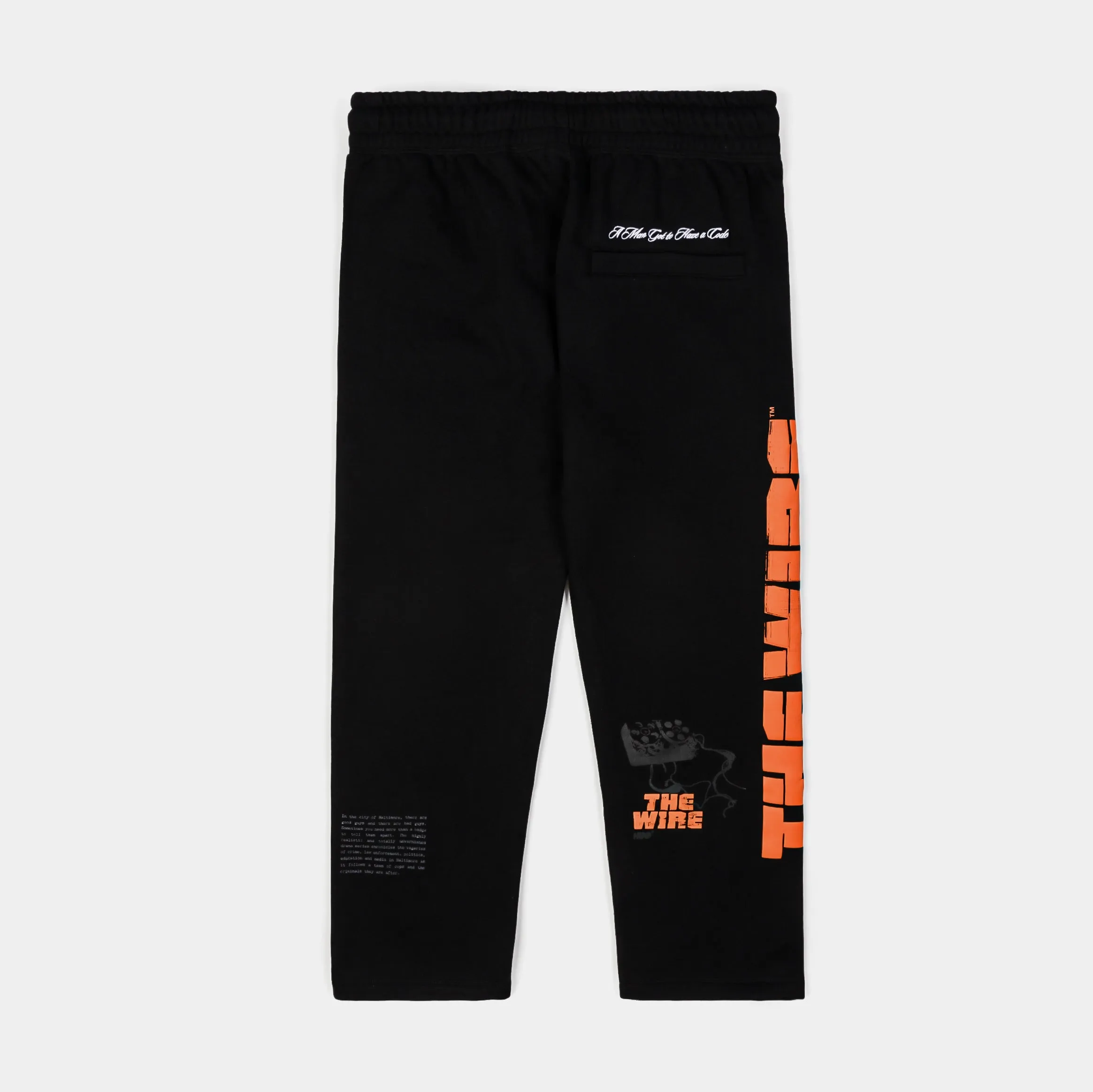 SP x The Wire King Joggers Mens Pants (Black/White)