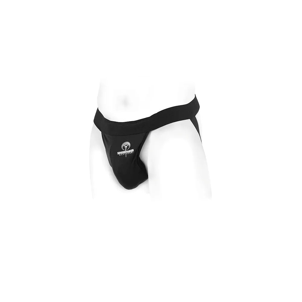 SpareParts Pete Freestyle Nylon Packing Jock Black Size 3XL