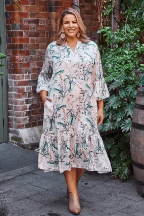 Stefania Floral Long Sleeve Dress