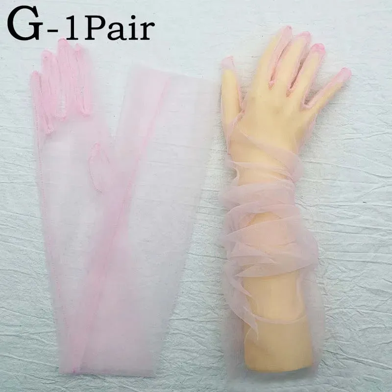 TEEK - Ultra Thin Tulle Elbow Gloves