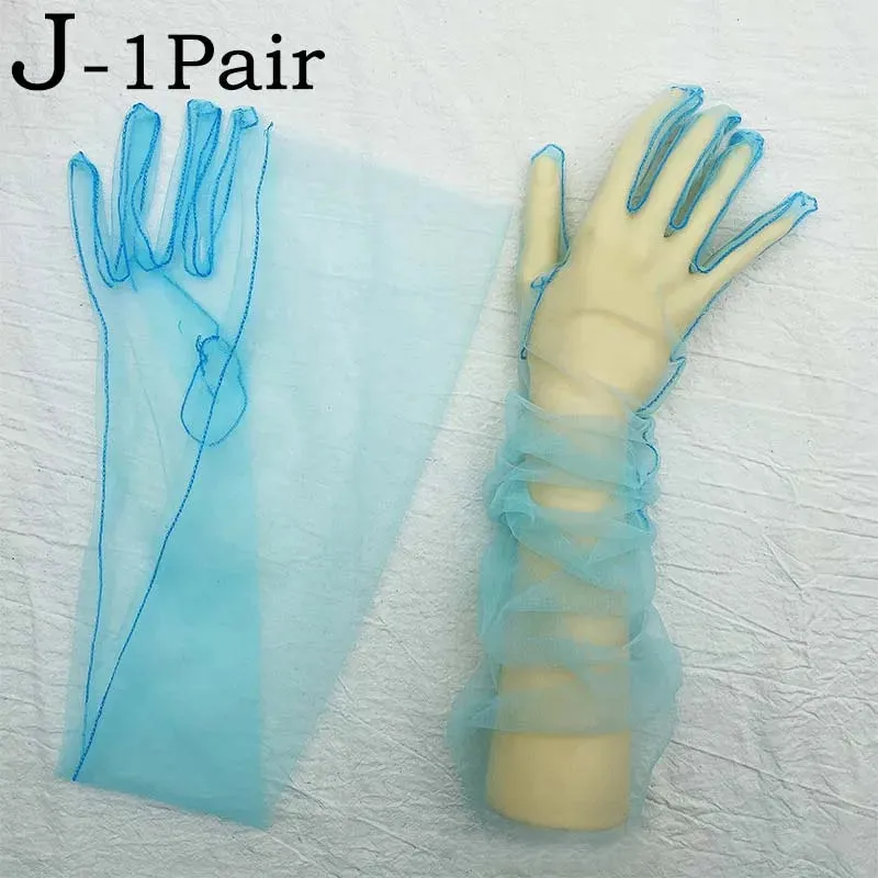 TEEK - Ultra Thin Tulle Elbow Gloves