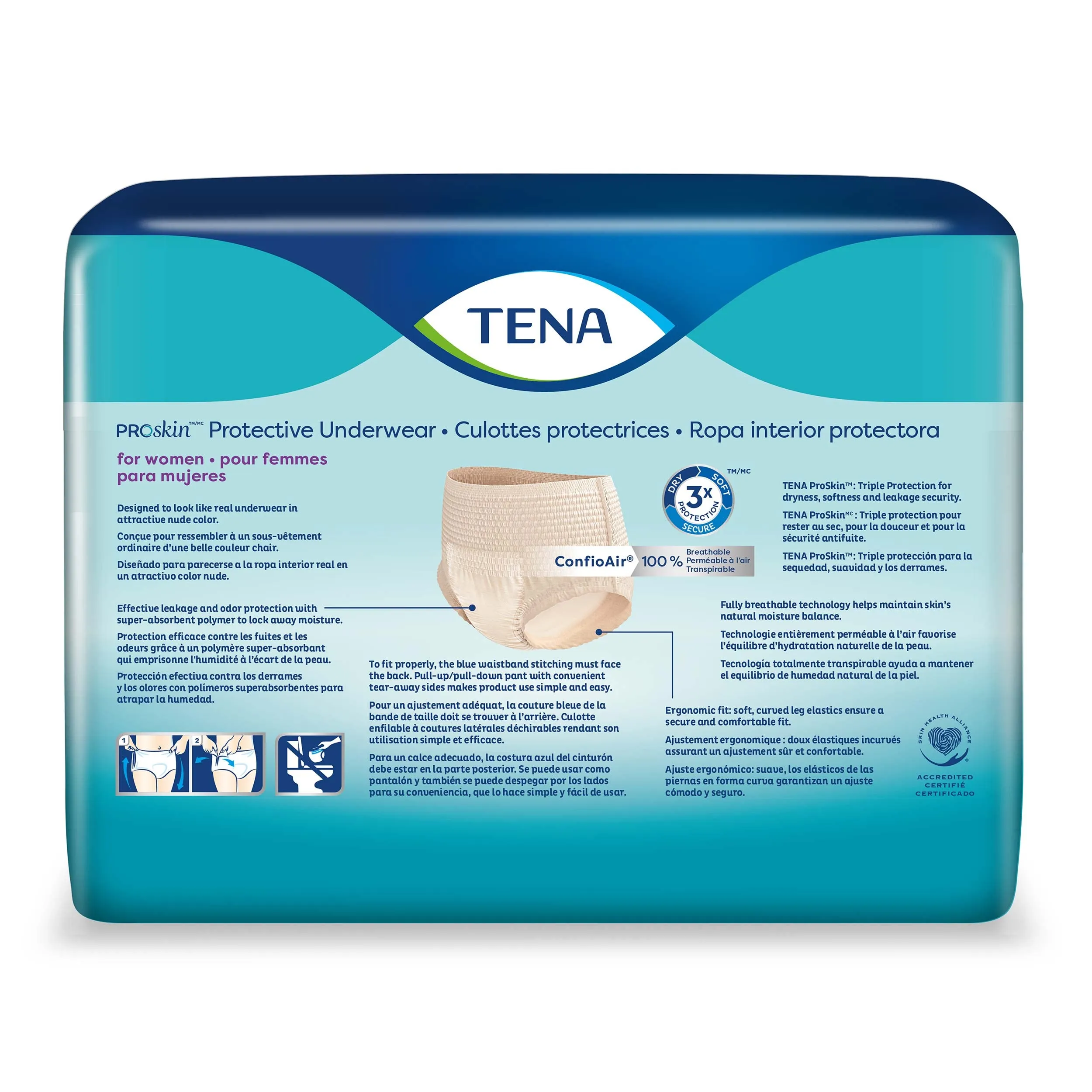 TENA ProSkin Incontinence Underwear for Women with Maximum Absorbency