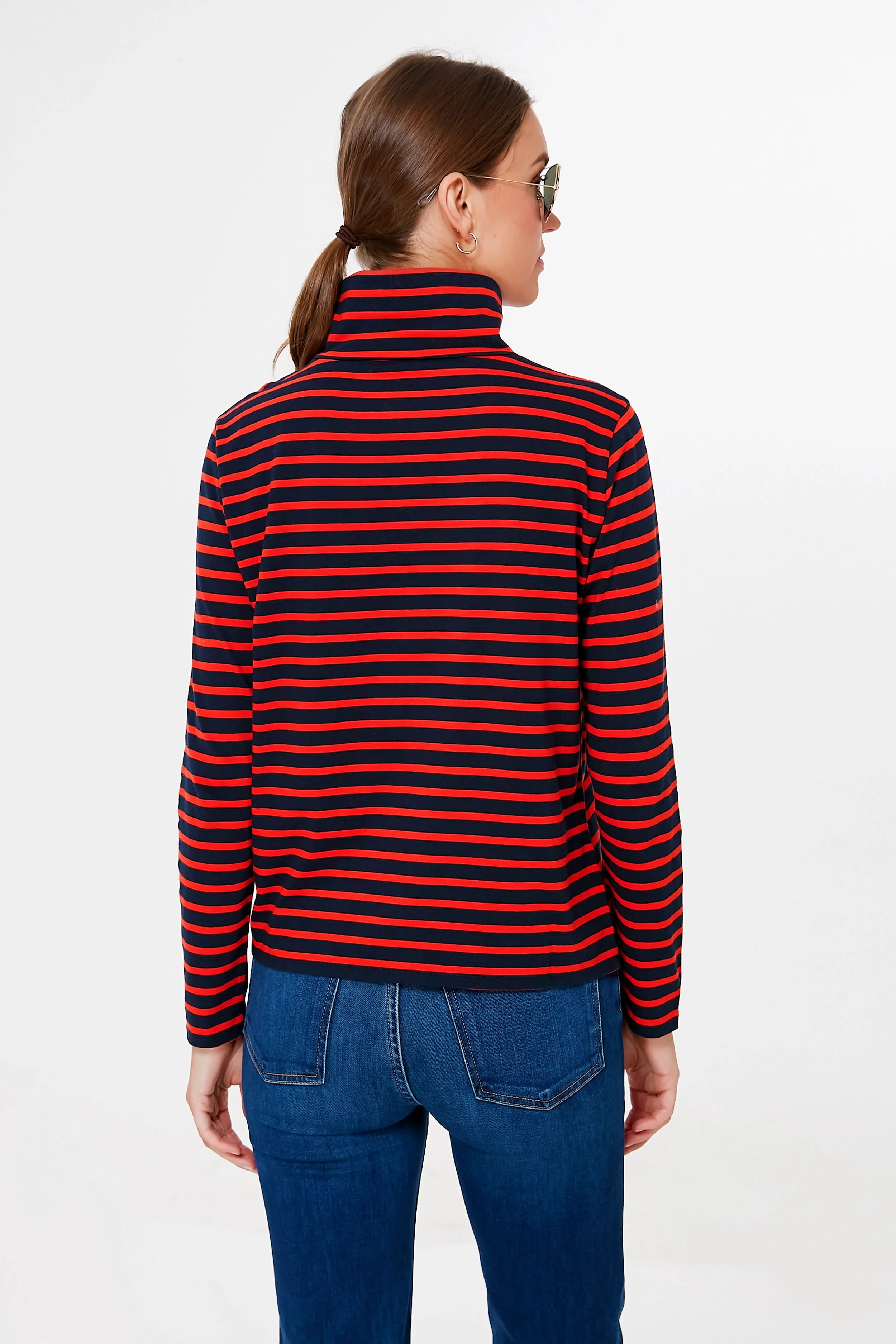 The Turtleneck Navy Poppy