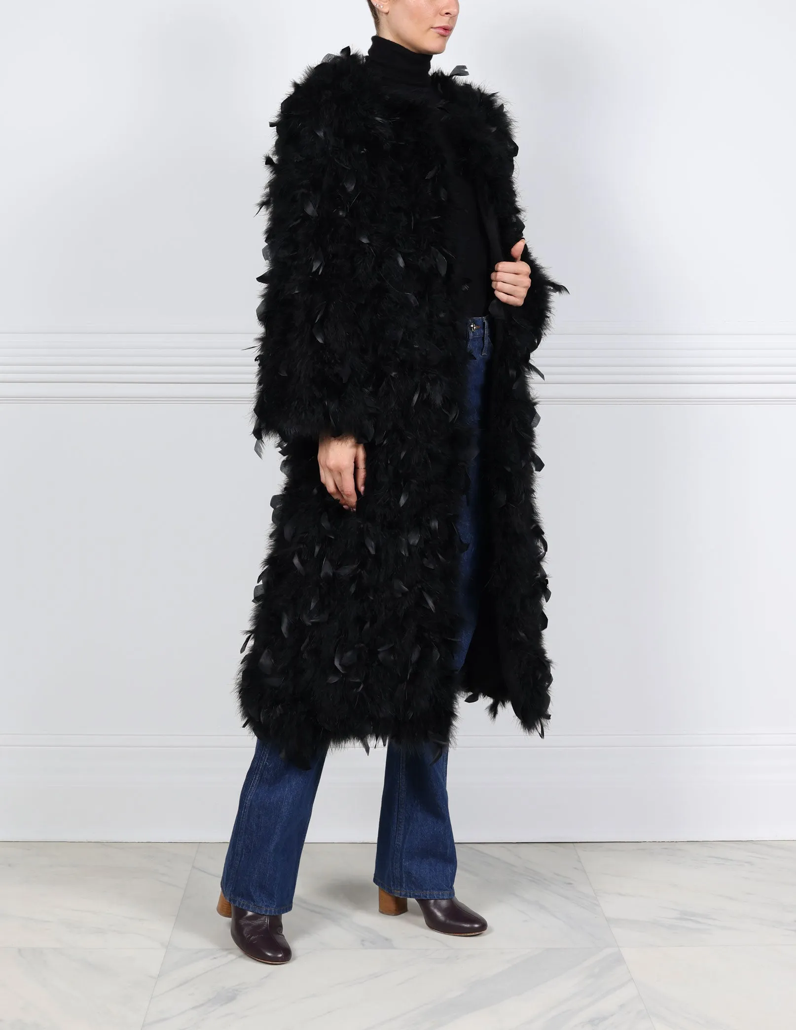 The Zaza Feather Coat