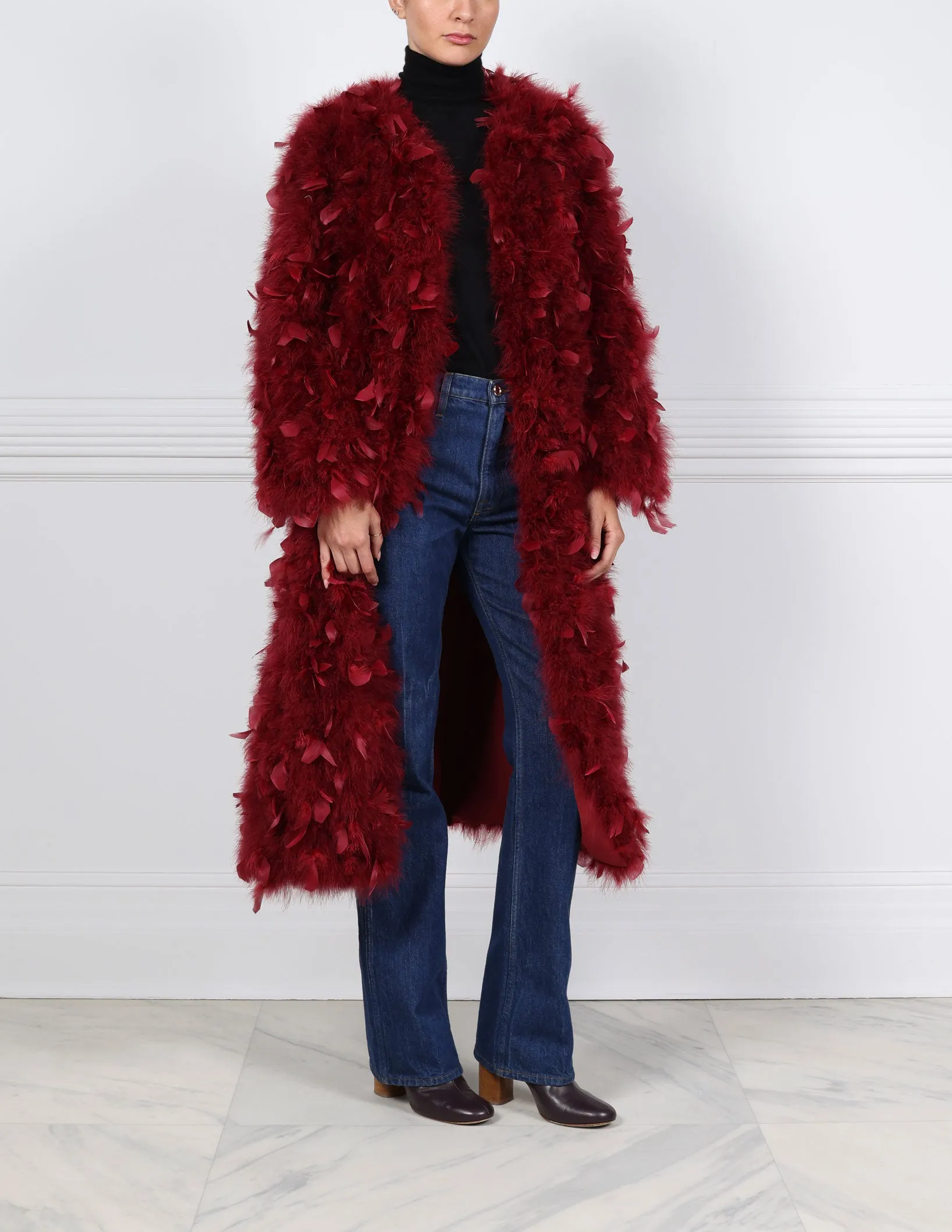 The Zaza Feather Coat