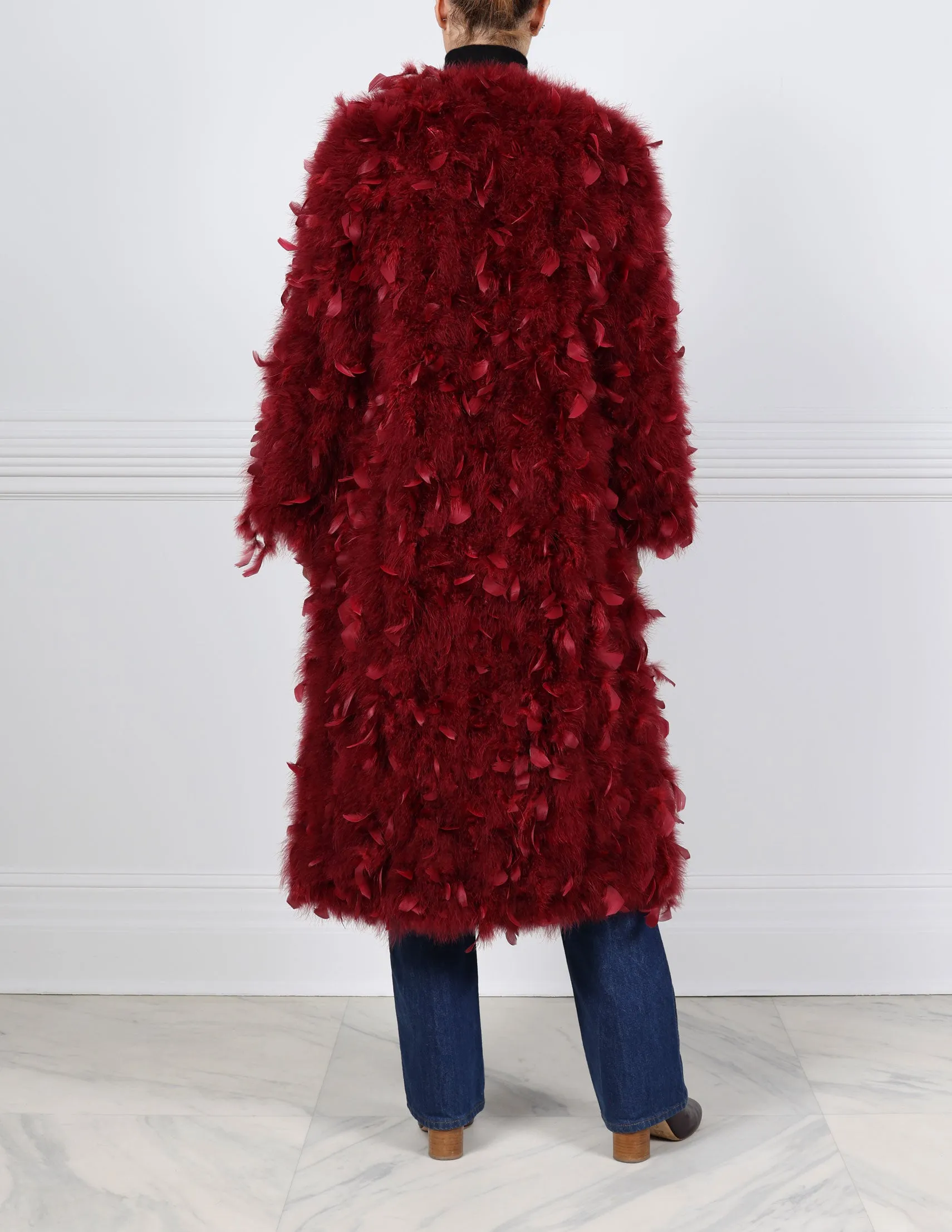 The Zaza Feather Coat