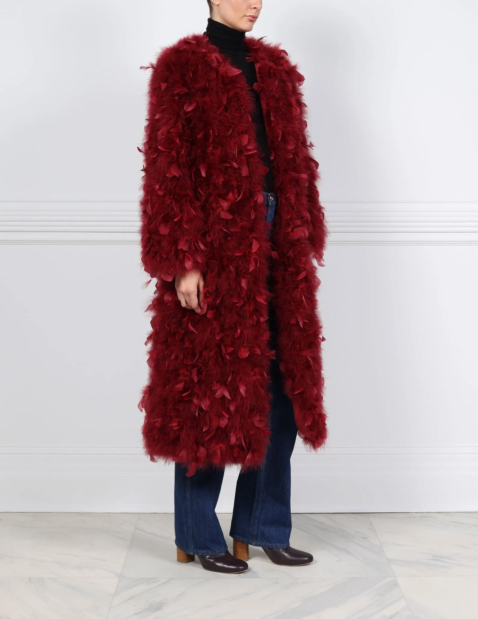 The Zaza Feather Coat