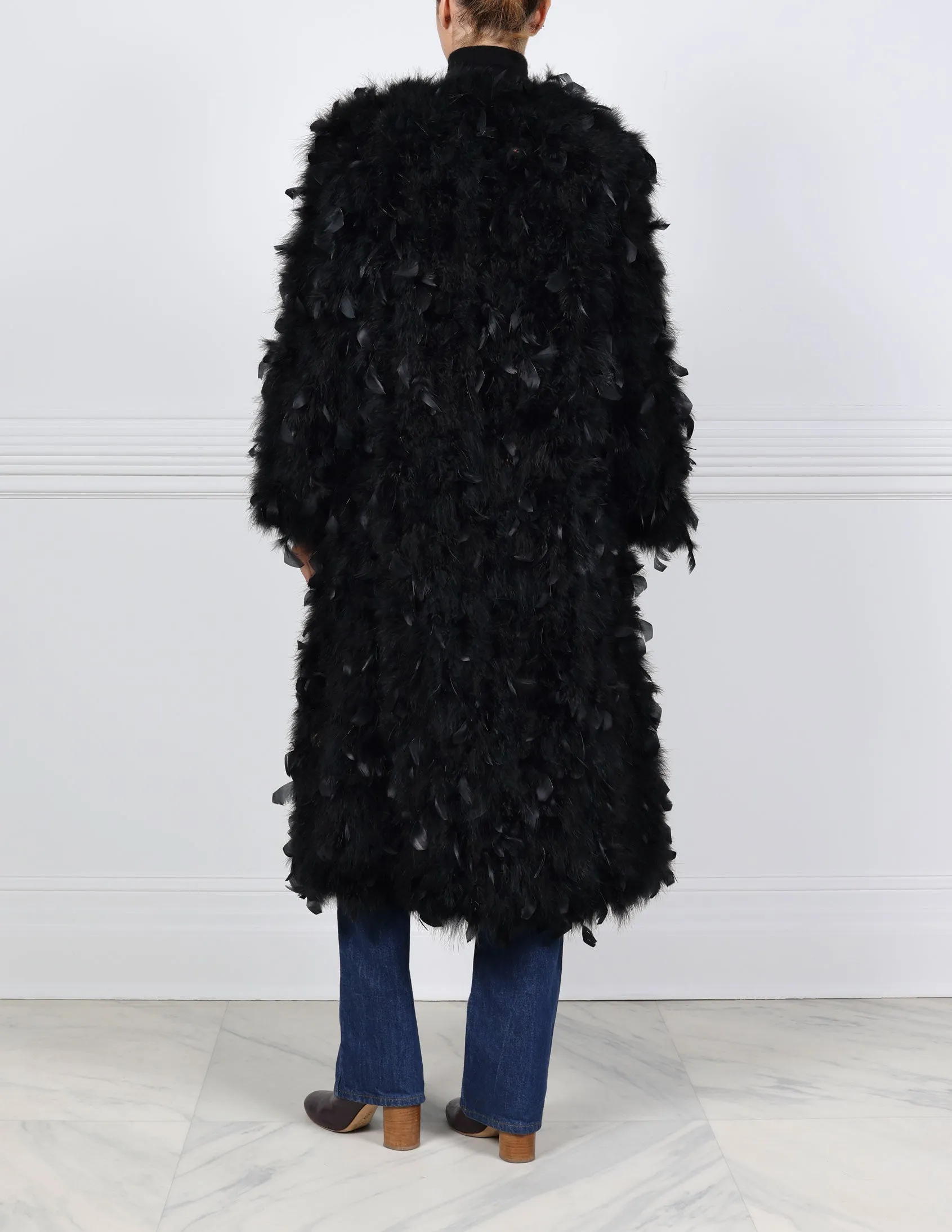 The Zaza Feather Coat