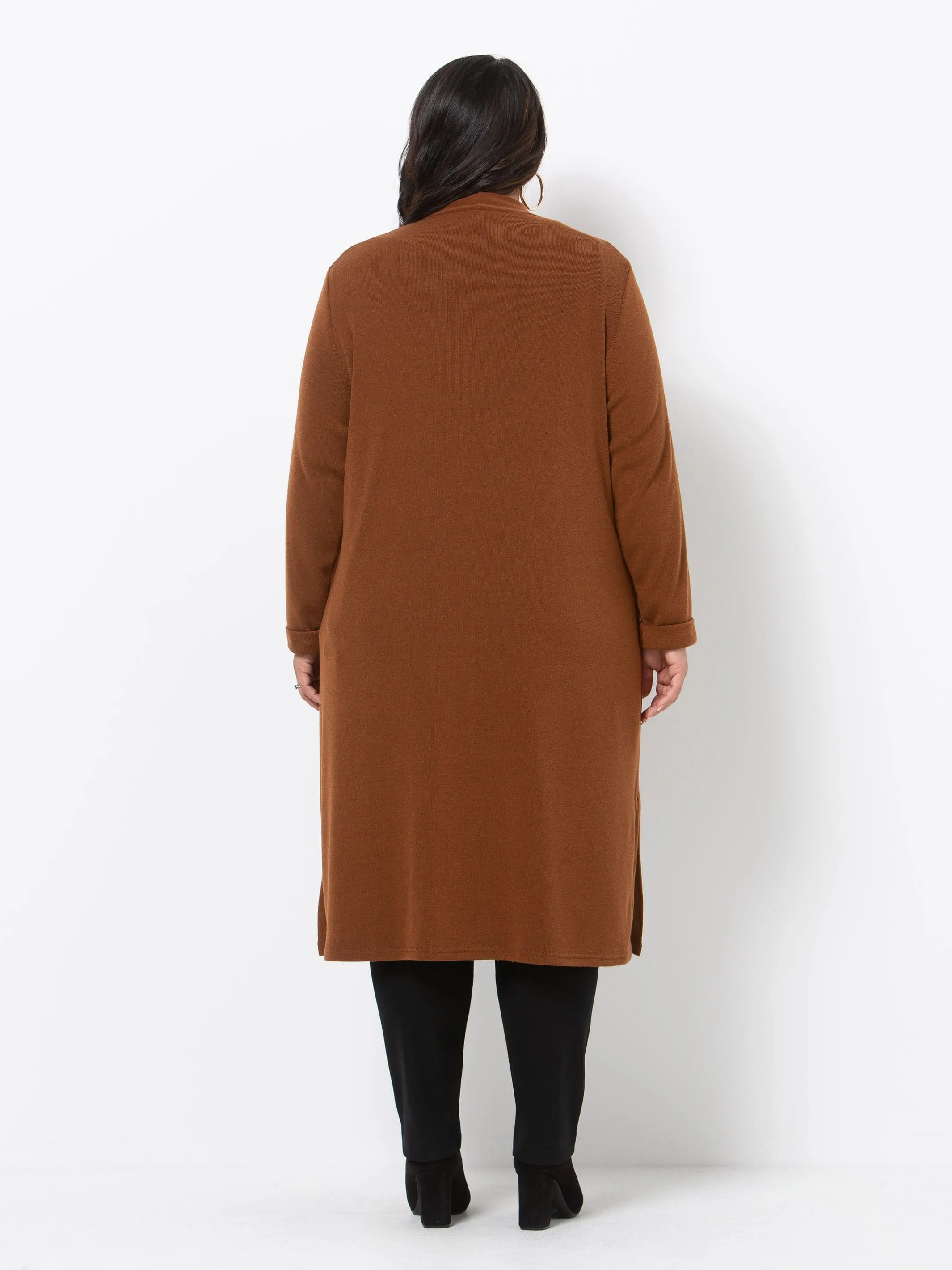 Toffee Longline Cardigan