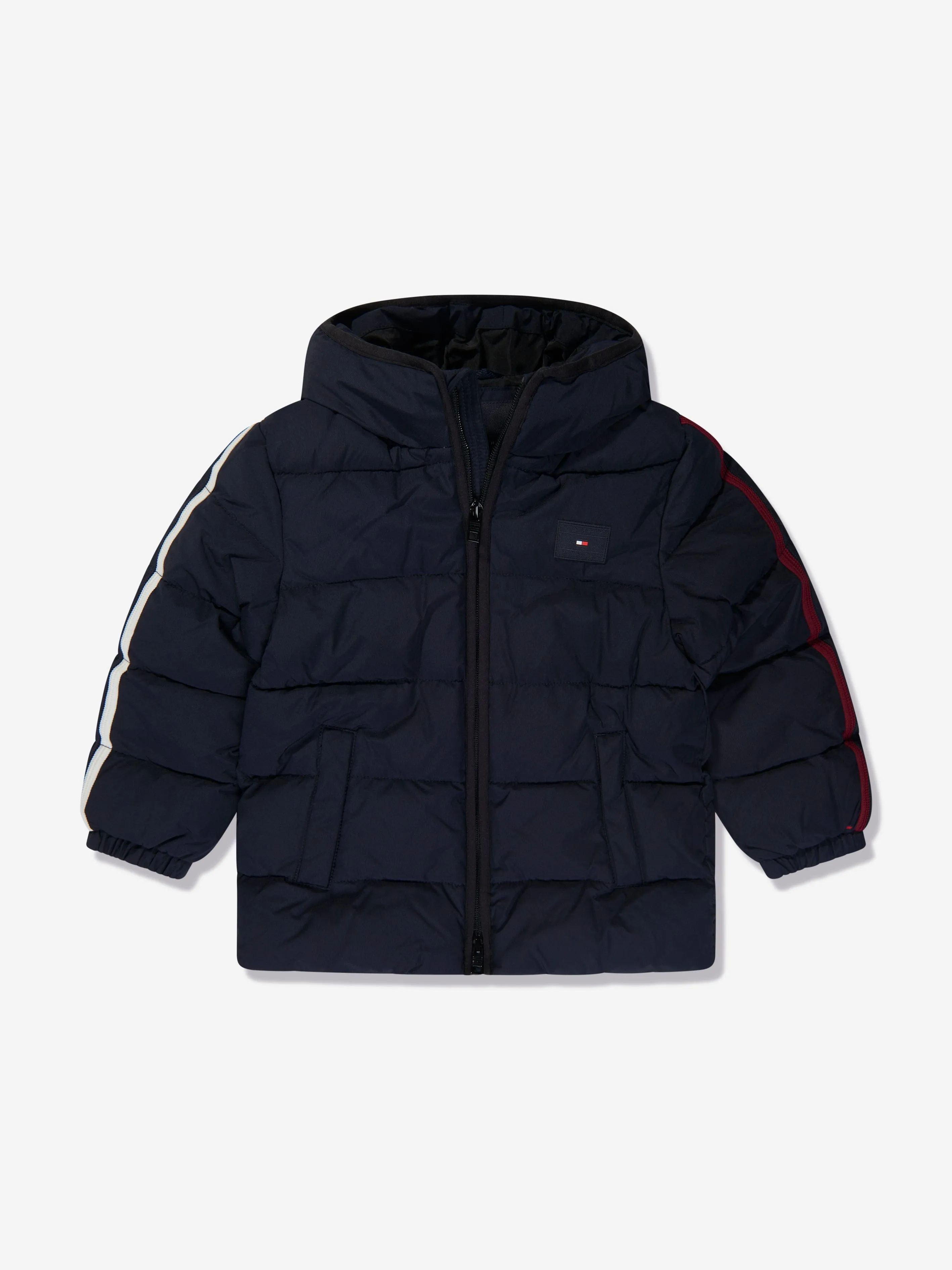 Tommy Hilfiger Boys Longer Puffer Jacket in Navy