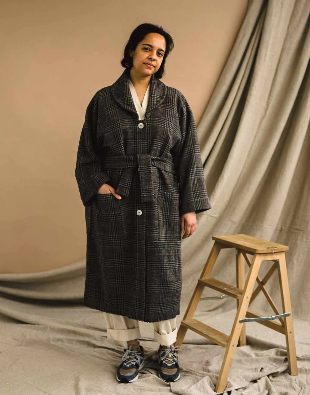 Unisex Coat Zero Waste Sewing Pattern PDF, Birgitta Helmersson