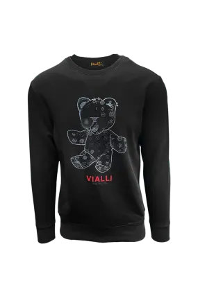 Vialli Geara Black Teddy Sweater