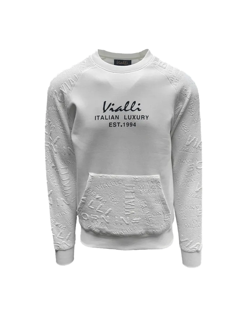 Vialli White Gallaxy Sweatshirt