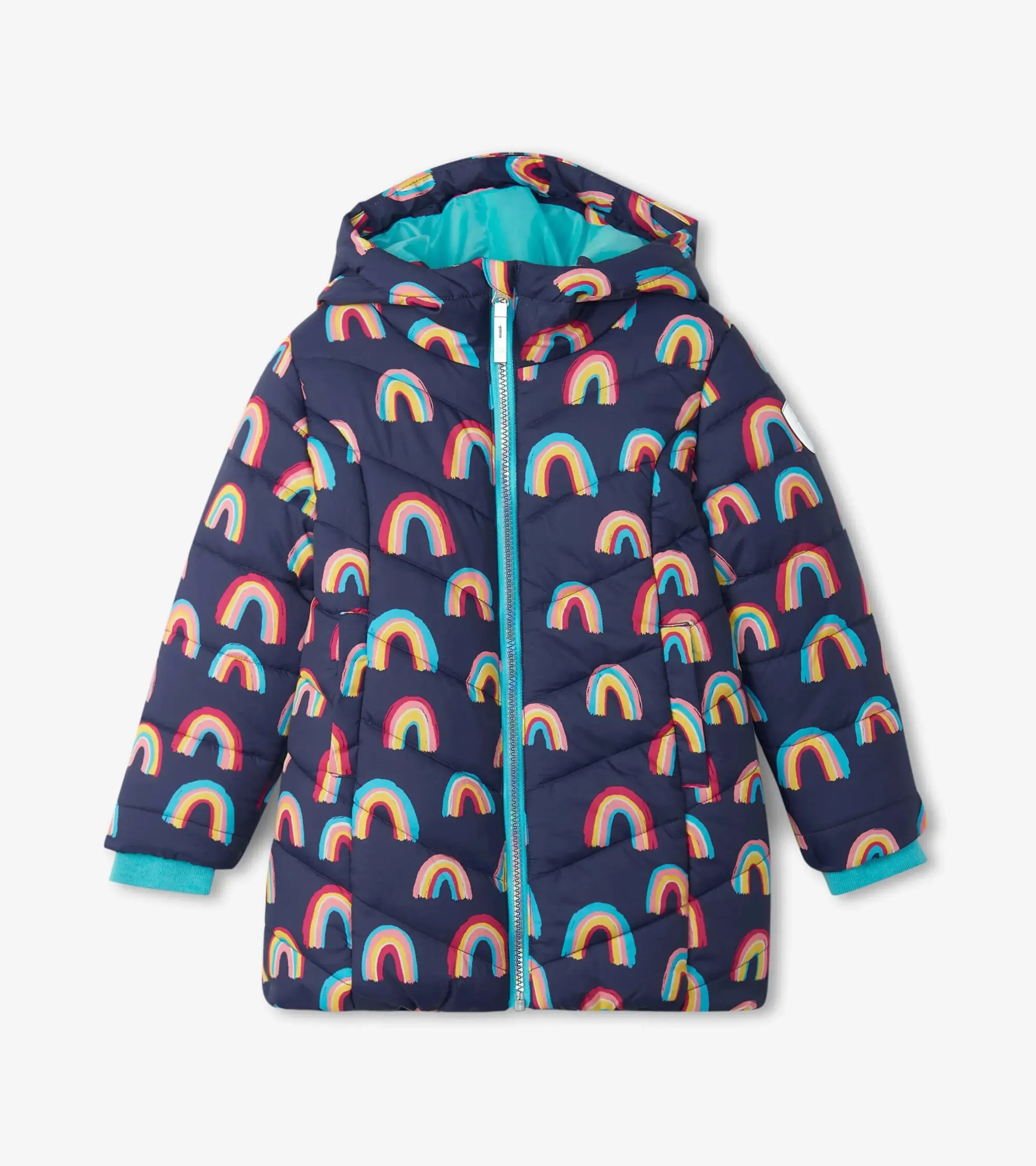 Vivid Rainbows Puffer Jacket | Hatley