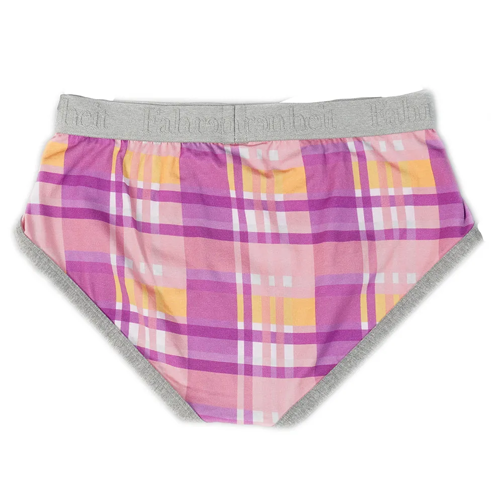 Wayne Brief | Plaid Purple/Grey