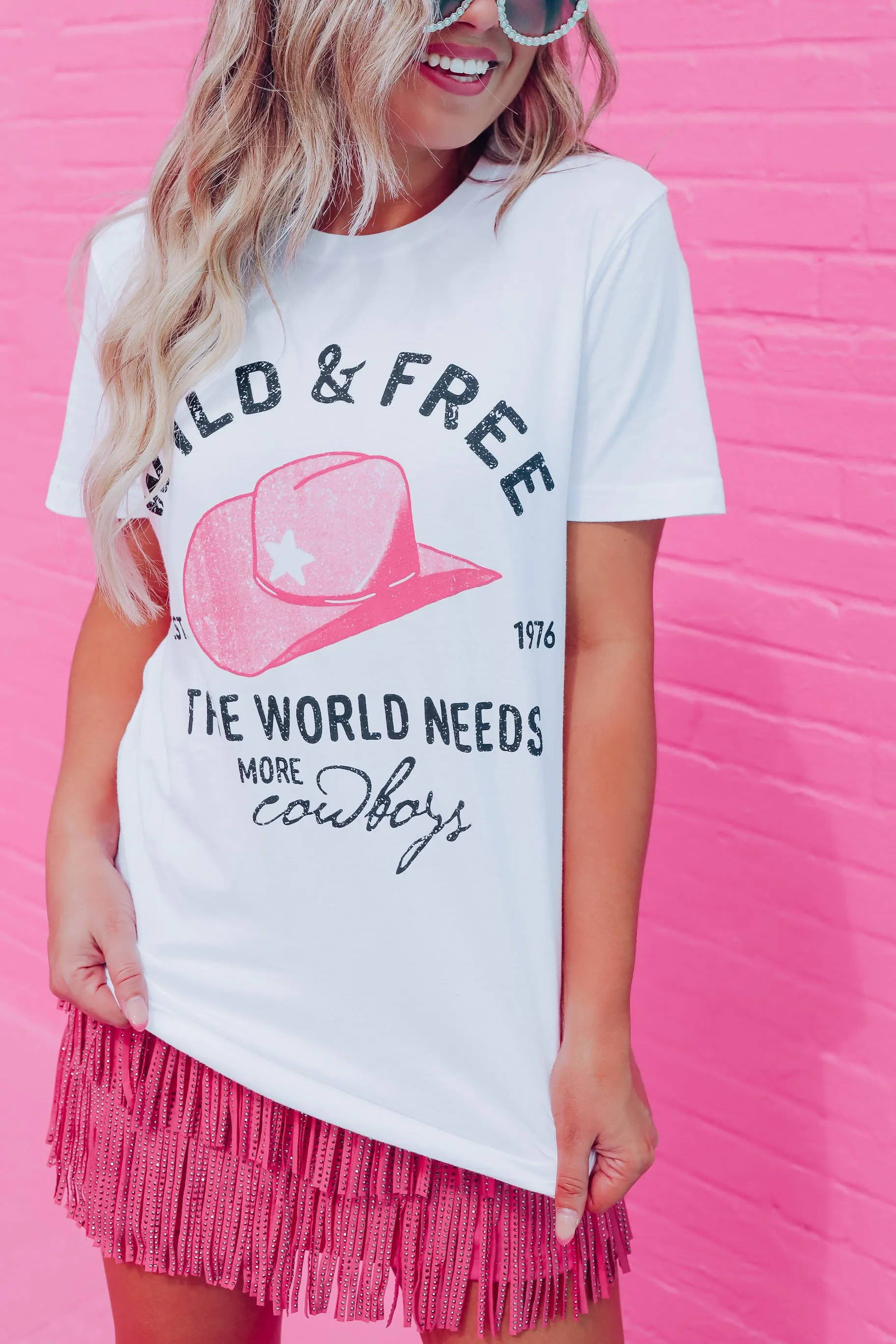 Wild & Free Cowboy Graphic Tee