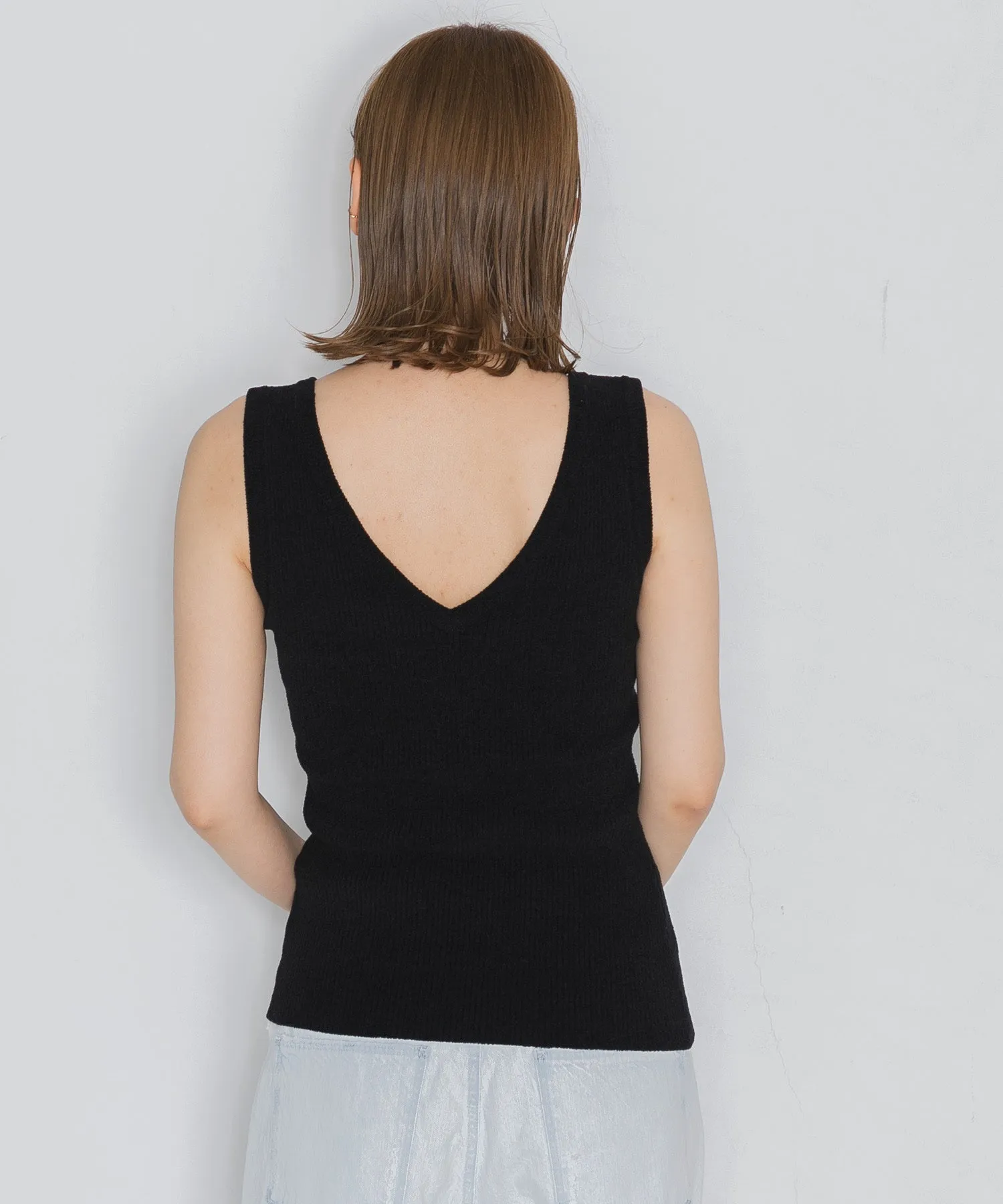 【WOMEN】nestwell PARAKEET - RIB KNIT CAMI TOP -