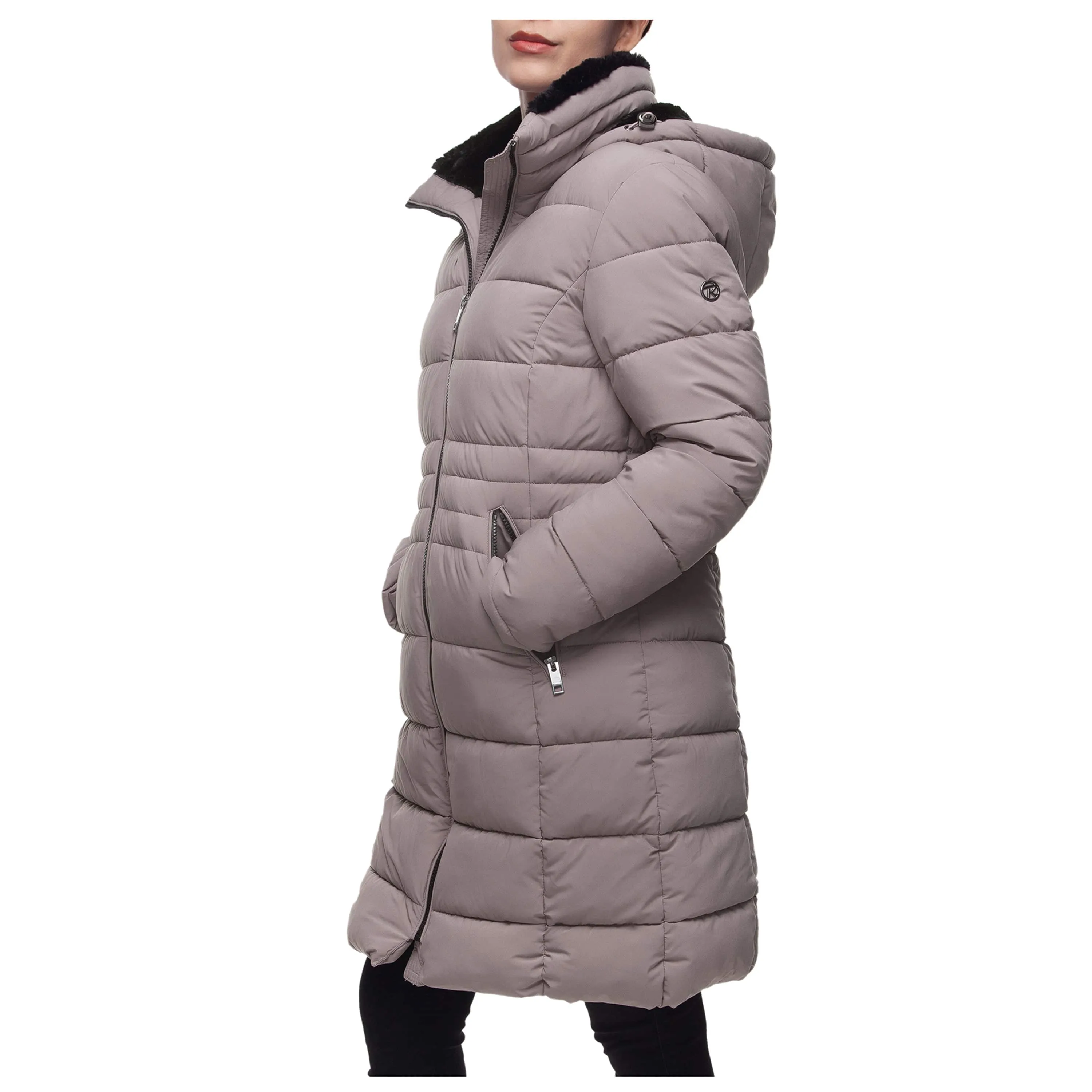 Women's Heavy Long Puffer Jacket Winter Coat