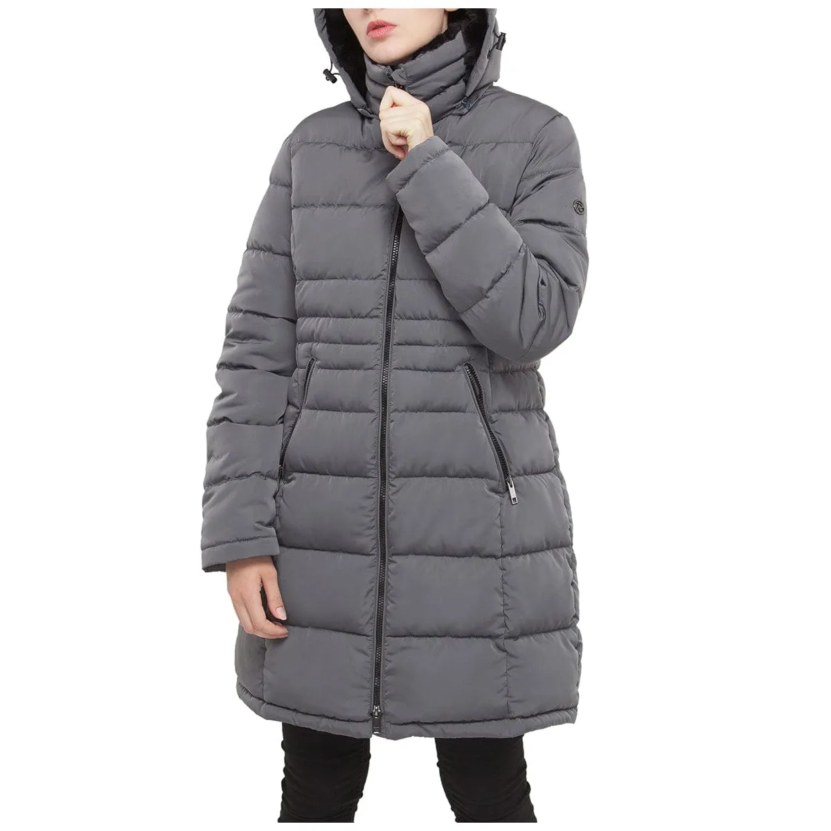 Women's Heavy Long Puffer Jacket Winter Coat