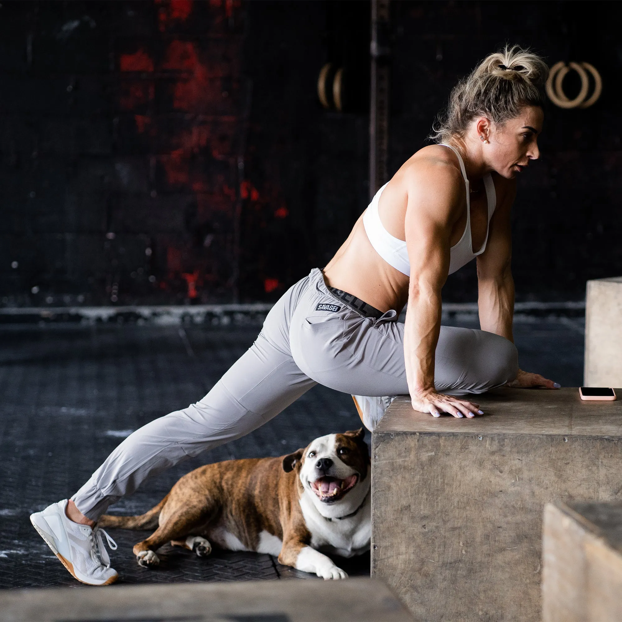 Women's Joggers - Steel Gray