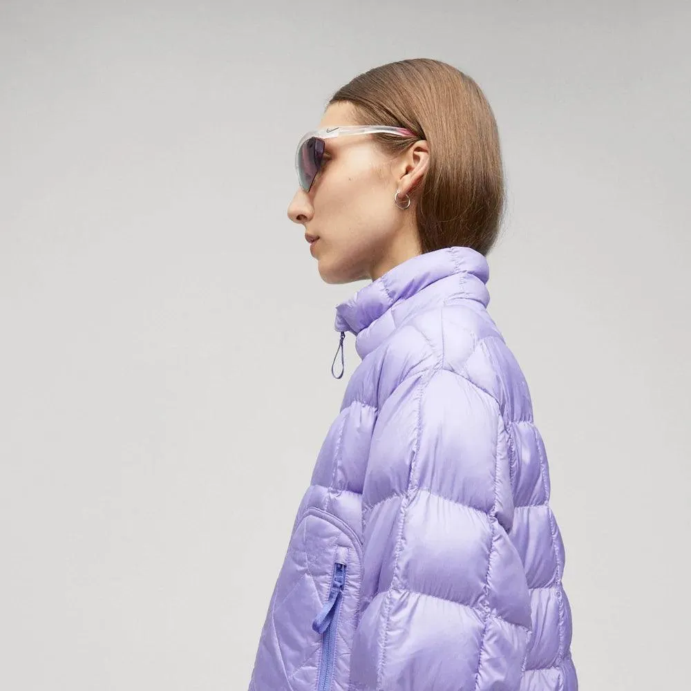 Women's Purple Winter Warmth Puffer Jacket