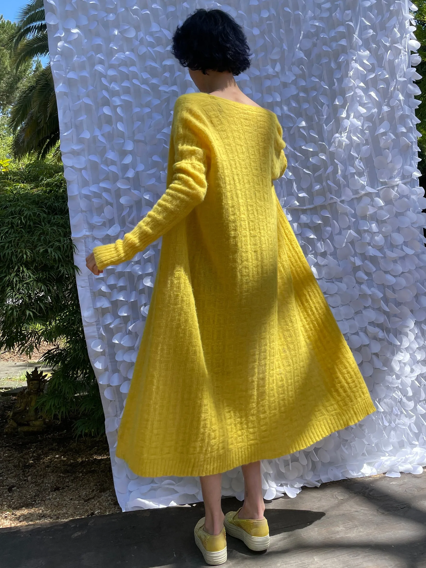 XLong Square Duster - Cashmere Yellow