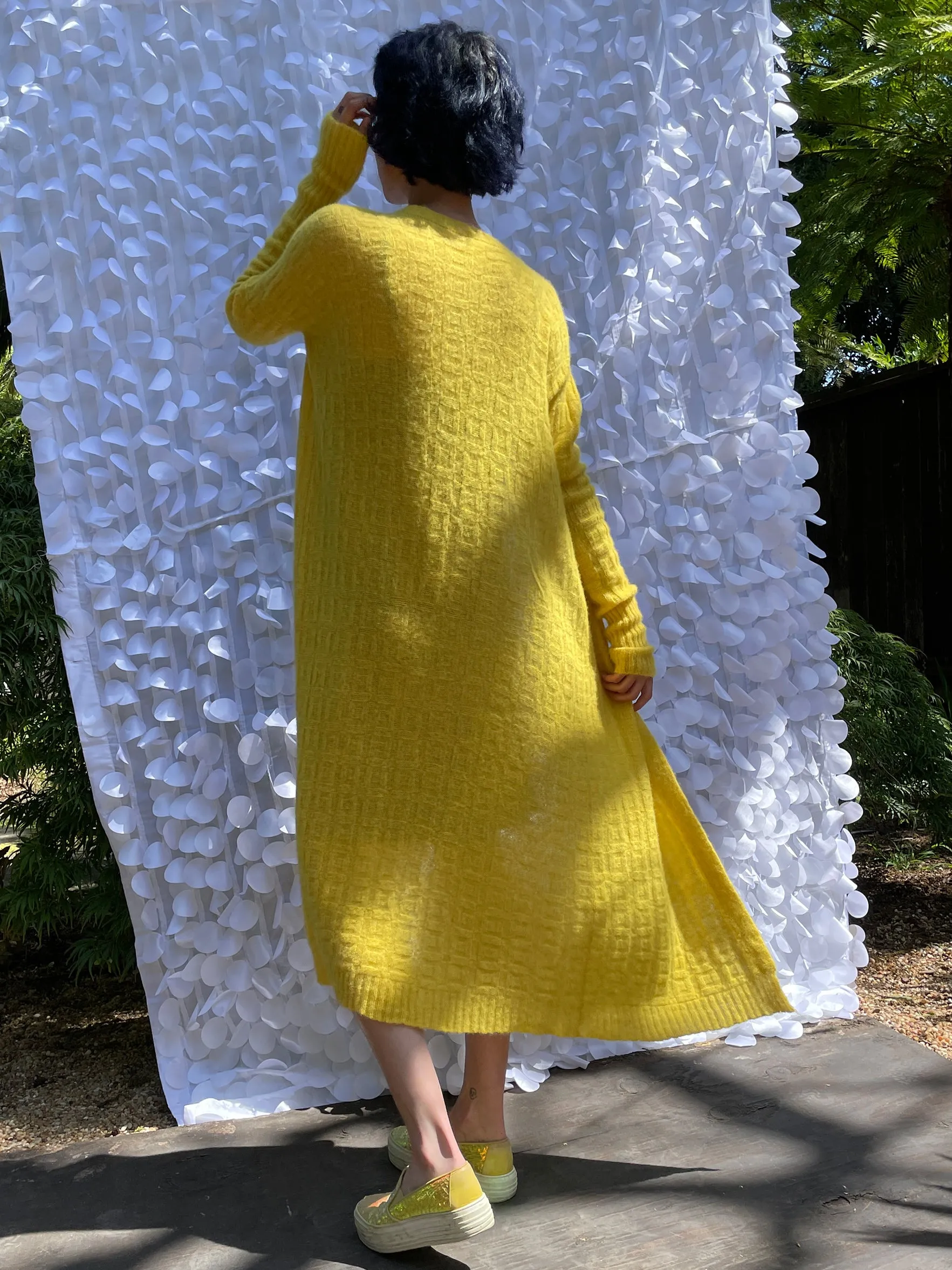 XLong Square Duster - Cashmere Yellow