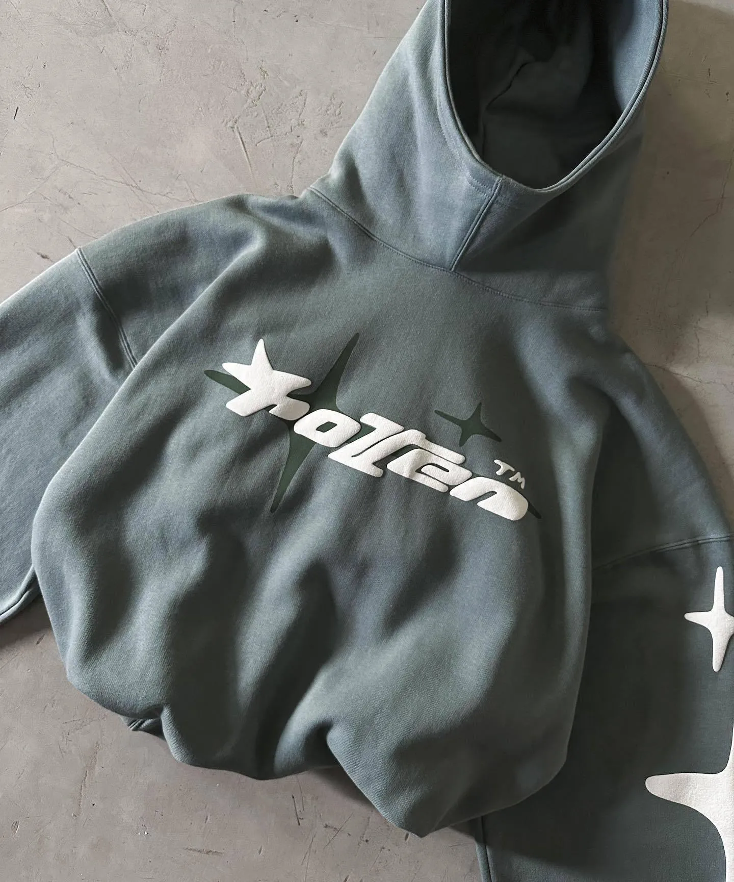 Y2G Printed Turtleneck Hoodie