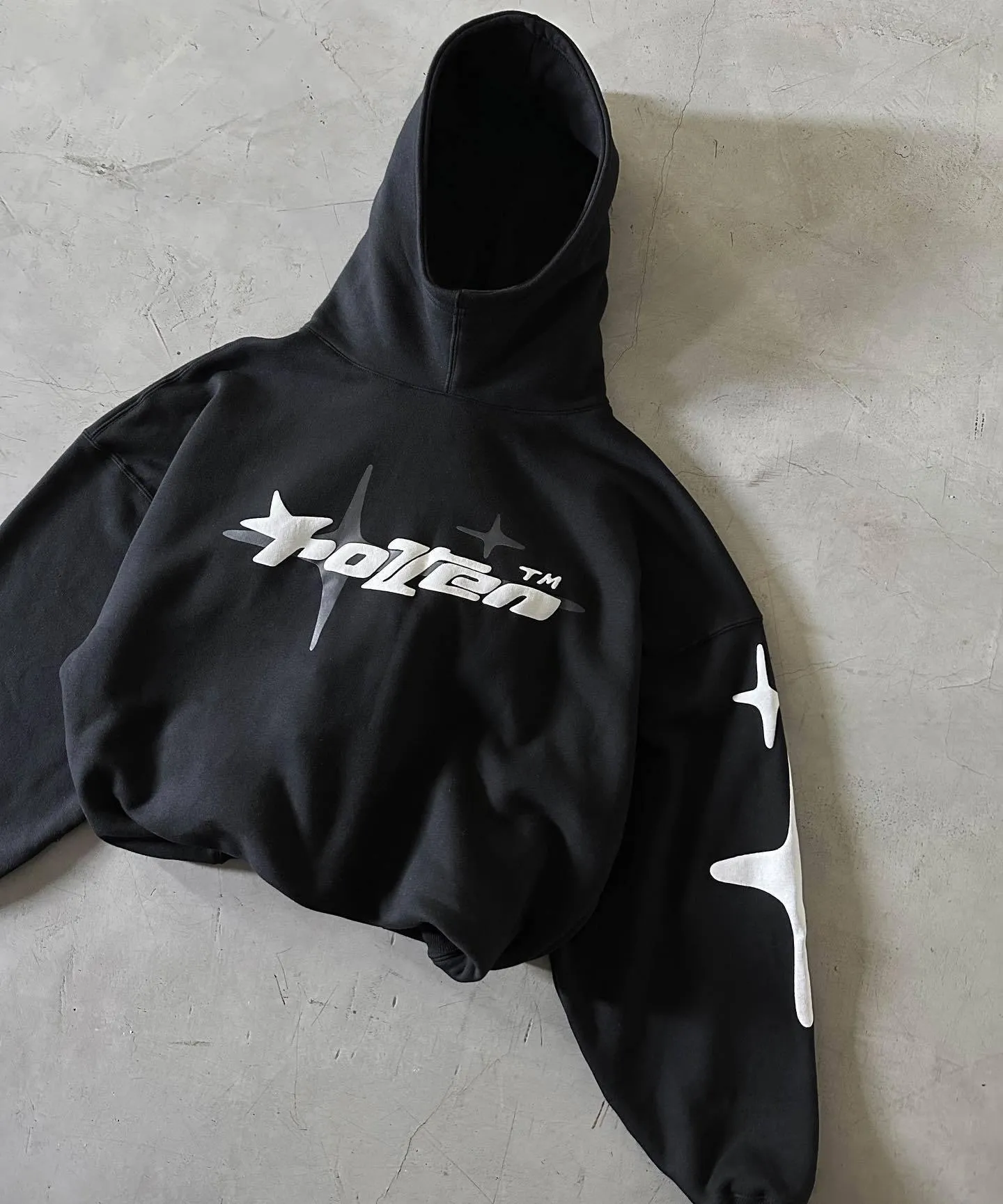 Y2G Printed Turtleneck Hoodie