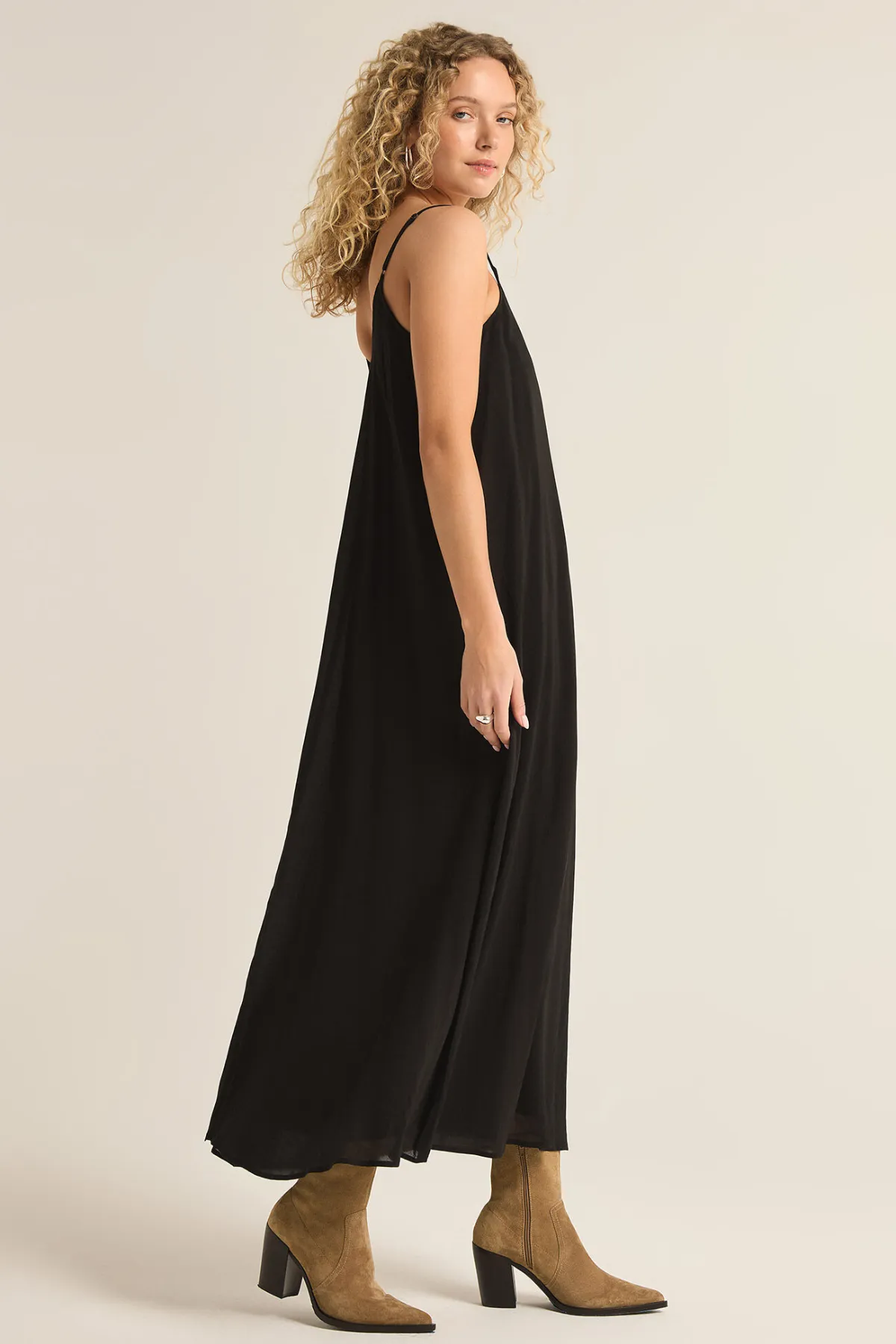 Z SUPPLY - REED MAXI DRESS BLACK