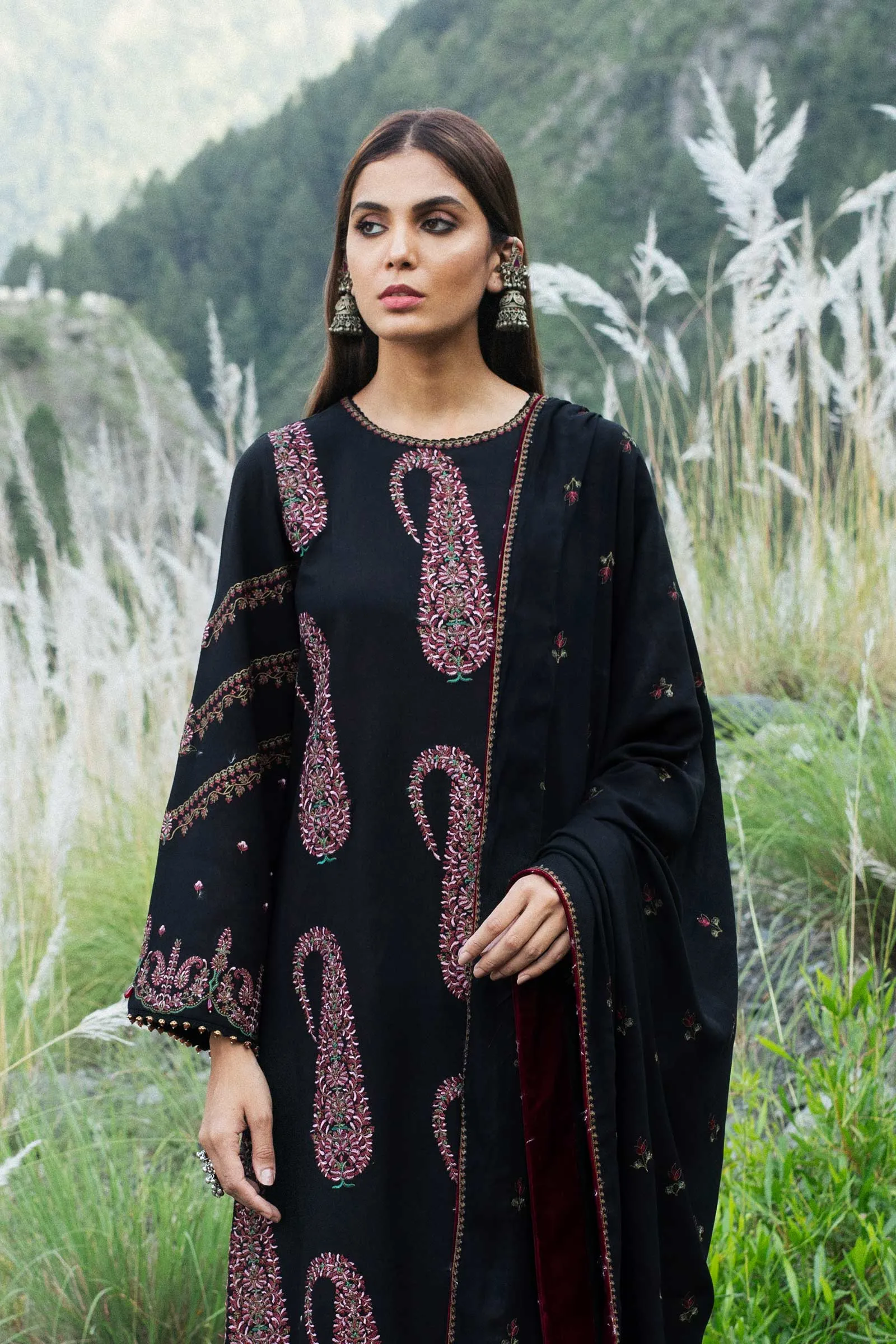 Zara Shahjahan Luxury Winter Collection (with Shawl) – Kiswa